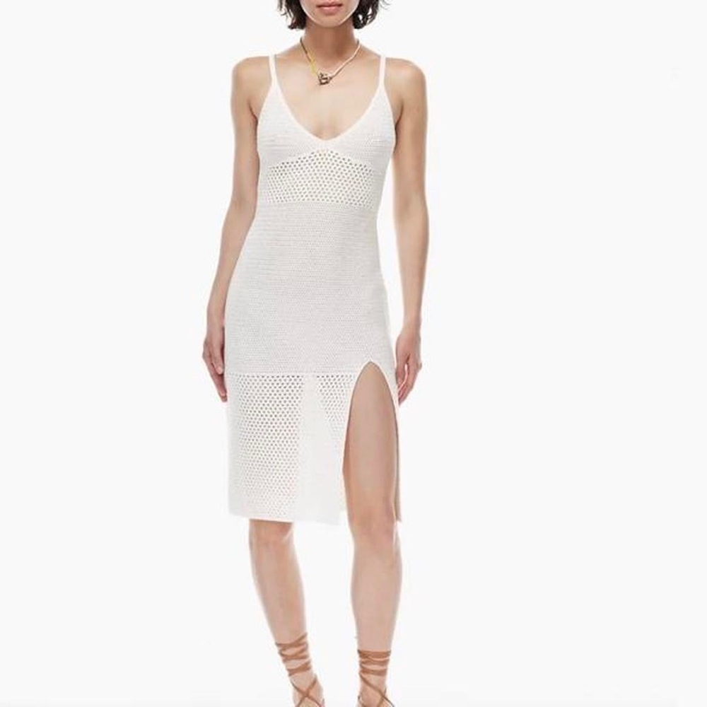 Aritzia Wilfred Evie dress (Light Birch)